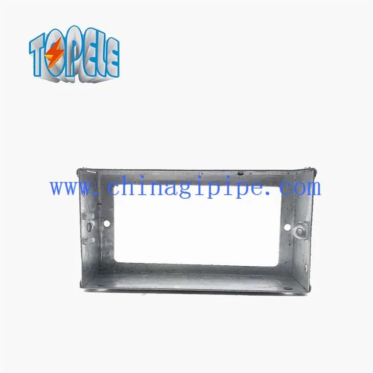 Żewġ Kaxxi u Qoxriet Elettriċi ta 'Swiċċ tal-Gang u Socket Box